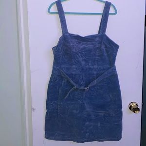 Corduroy mini dress